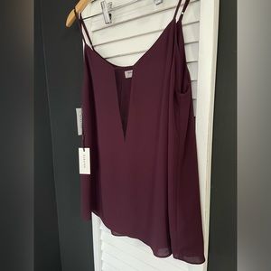 NWT Babaton Heston Camisole with Mesh Cutout Reversible Adjustable